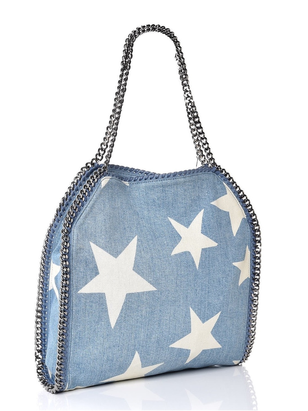 Stella McCartney Star Denim Chain Bag - Picture 2 of 2